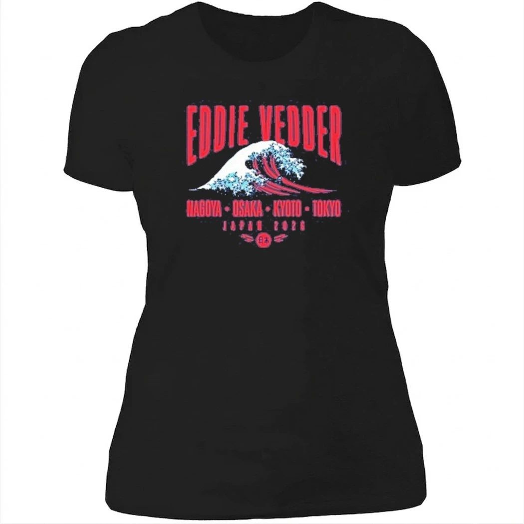 Eddie Vedder 2026 Japan Tour Great Wave Shirt