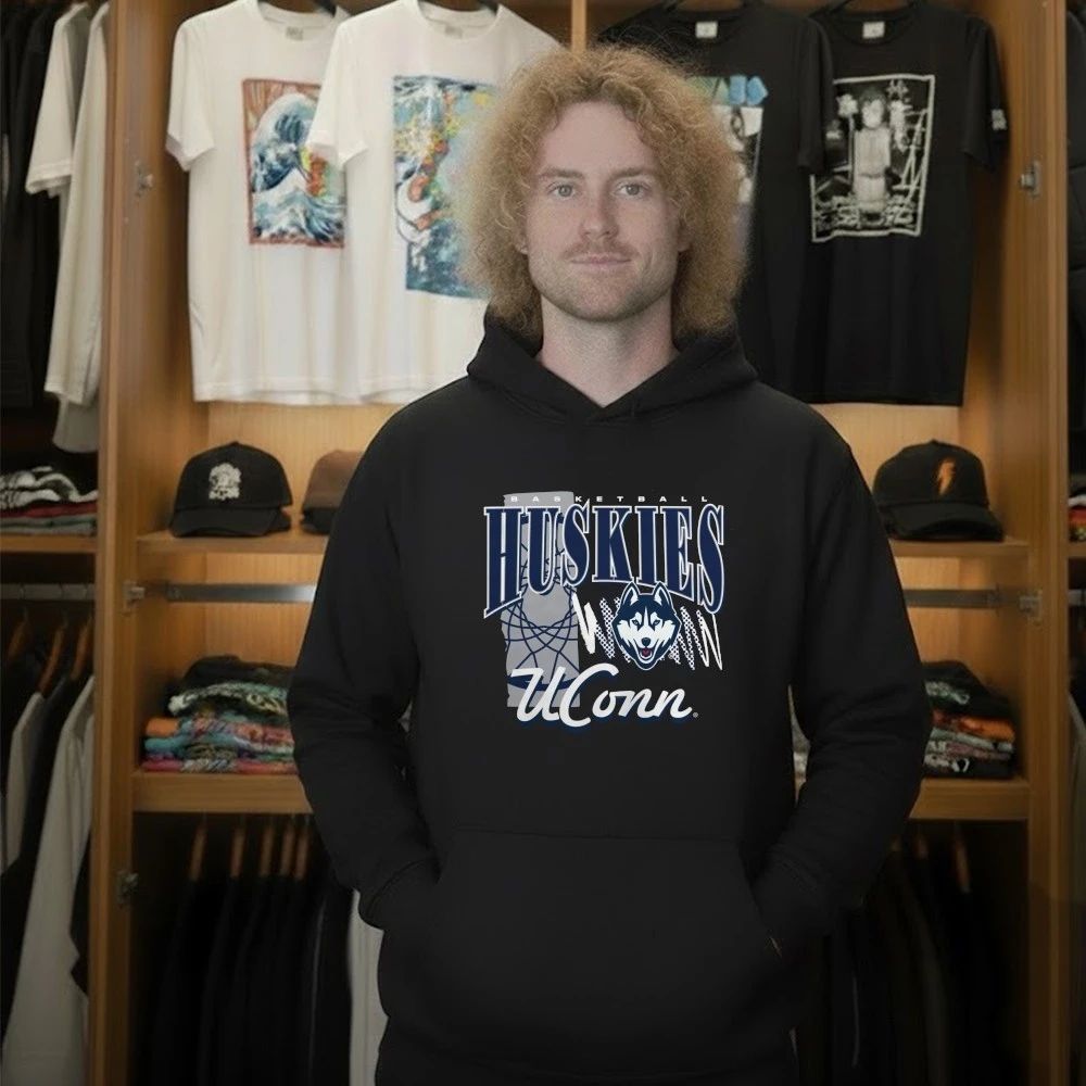 UConn Huskies Men’s Basketball Graphic Tri-Blend T-Shirt