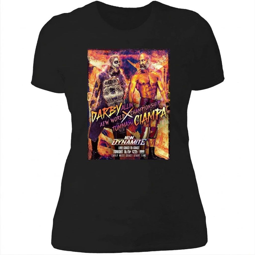 Darby Allin vs Tommaso Ciampa AEW Dynamite Live Coast-to-Coast Tonight Championship Match 2026 Poster Shirt