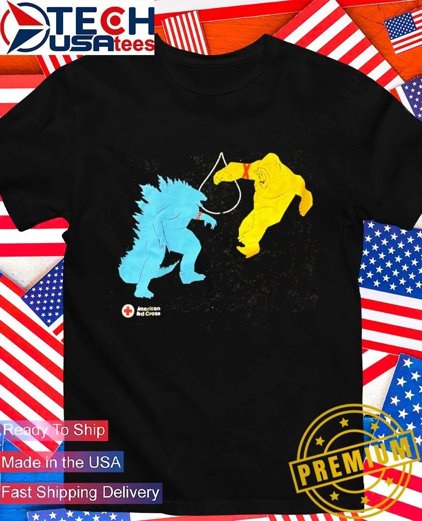 Godzilla x Kong The New Empire American Red Cross shirt