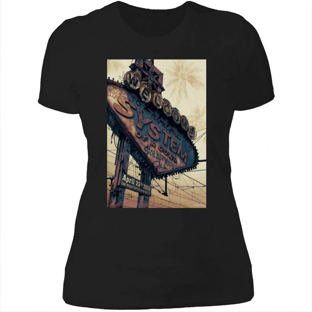 System Of A Down Las Vegas Festival Grounds, NV Apr 25 2026 Poster Shirt