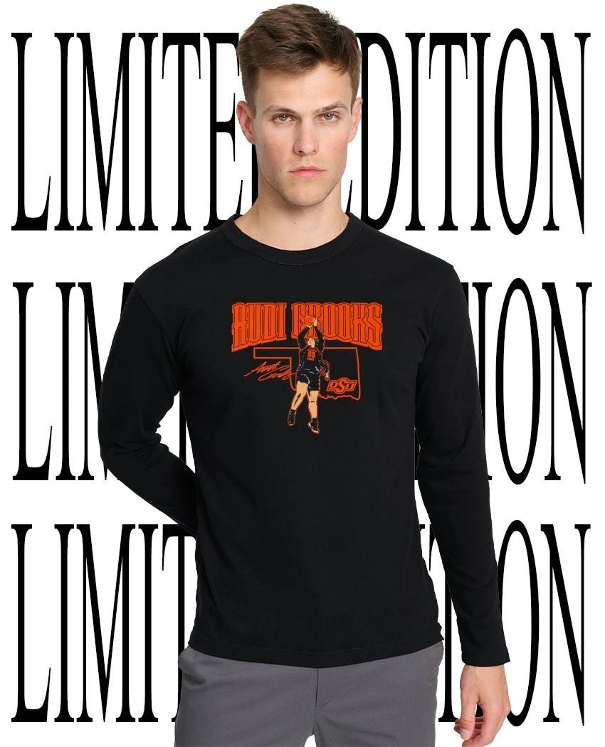 Audi Crooks #55 Oklahoma State Cowgirls Basketball State Star signature shirt
