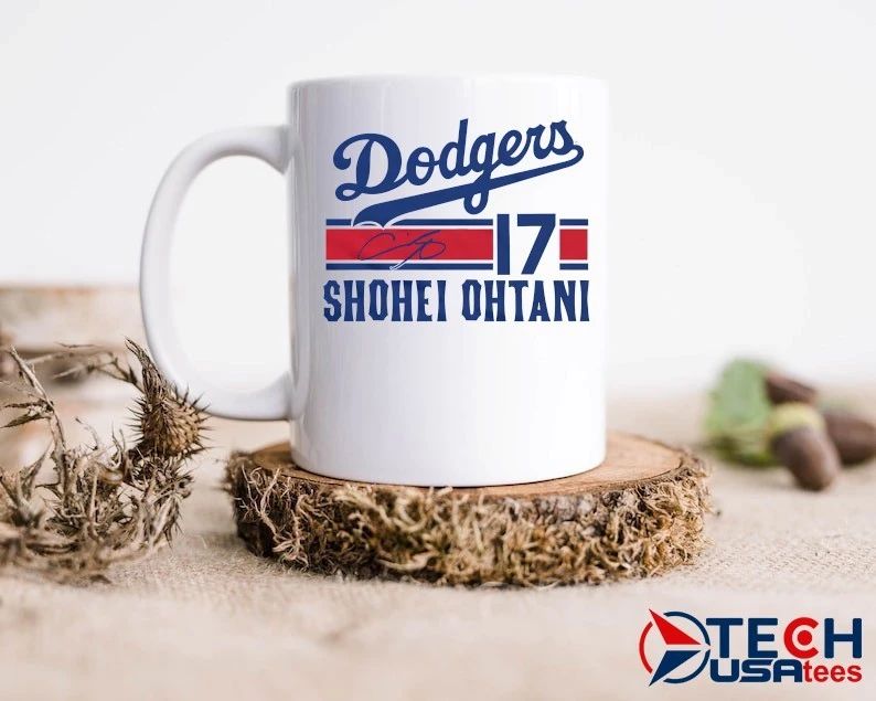 Los Angeles Dodgers Baseball Shohei Ohtani No. 17 signature shirt