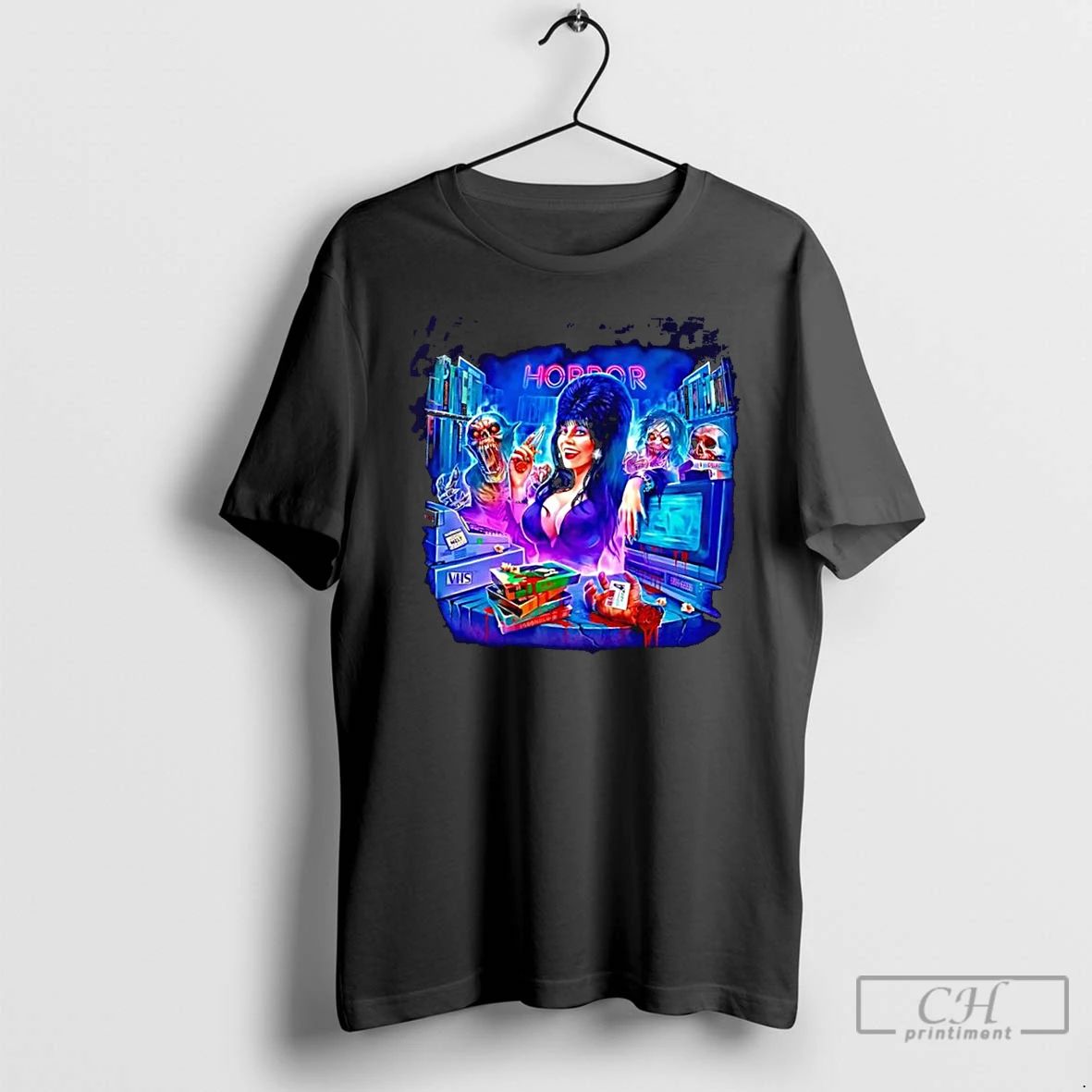 Classic Elvira Mistress Of The Dark Halloween T Shirts