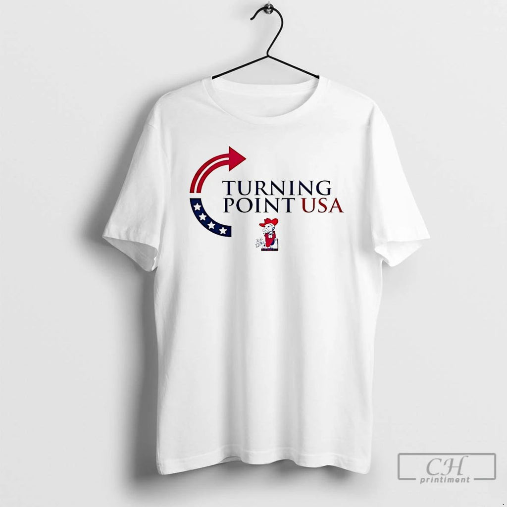 Classic Mississippi University X Turning Point Usa Logo 2025 T Shirts