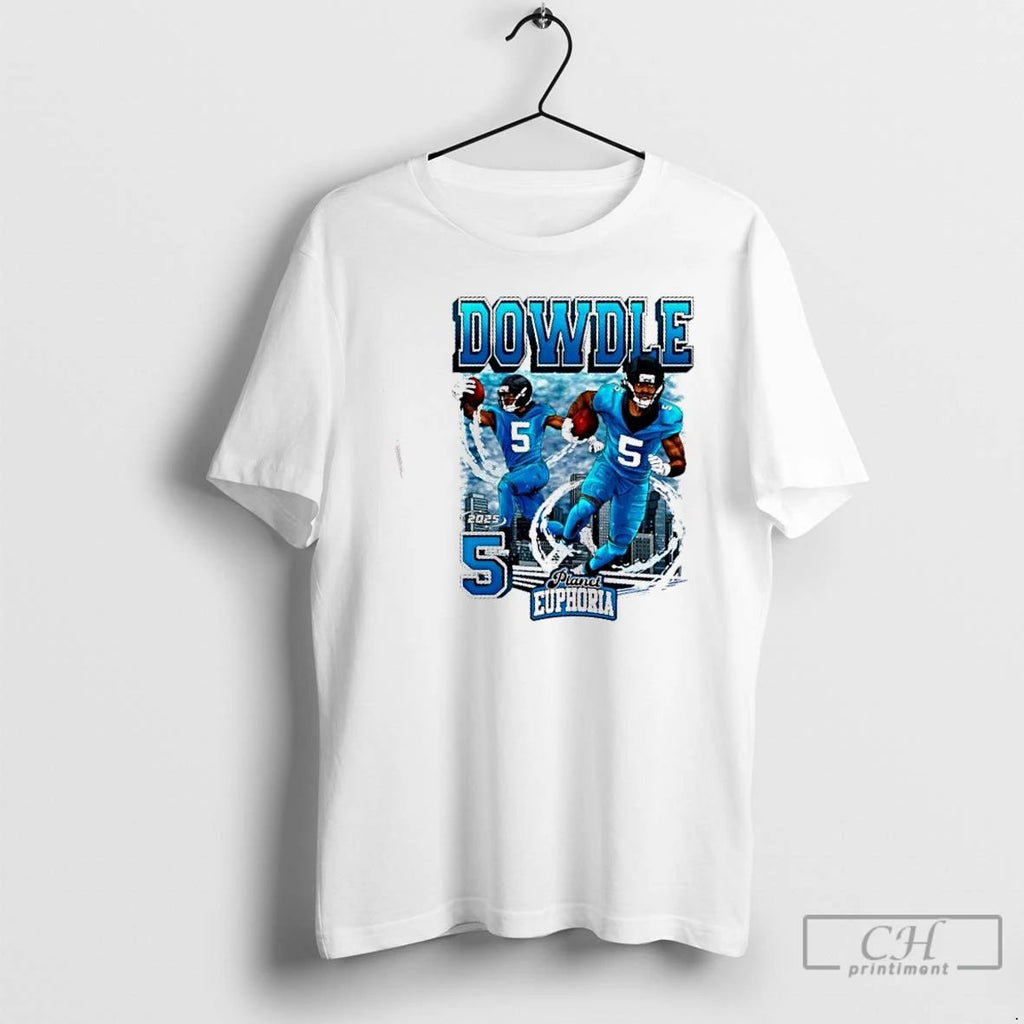 Classic Rico Dowdle Carolina Panthers Football Graphic T Shirts