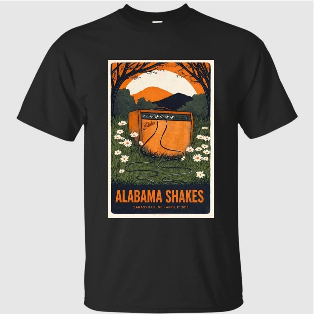 Alabama Shakes ExploreAsheville.com Arena Apr 17 2026 Event Poster Shirt