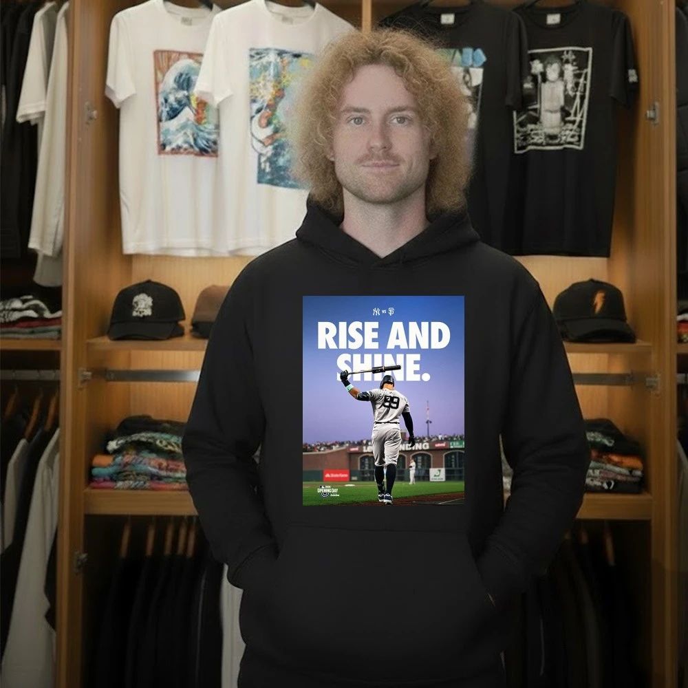 MLB New York Yankees vs San Francisco Giants Opening Day 2026 Rise And Shine Poster Shirt