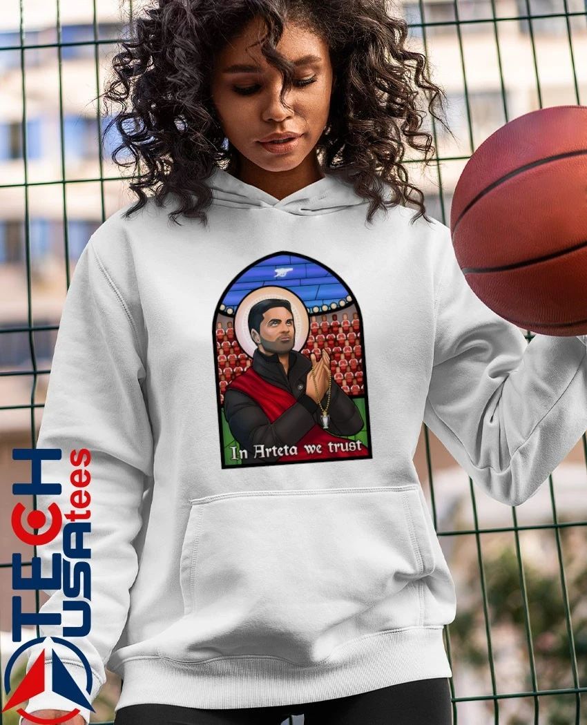 Arsenal FC in Mikel Arteta we trust shirt