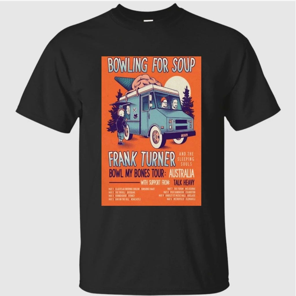 Bowling For Soup Bowl My Bones Tour 2026 Australia Poster Shirt