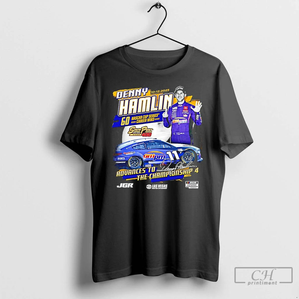 Classic Denny Hamlin 2025 South Point 400 Race Winner Advances To The Championship 4