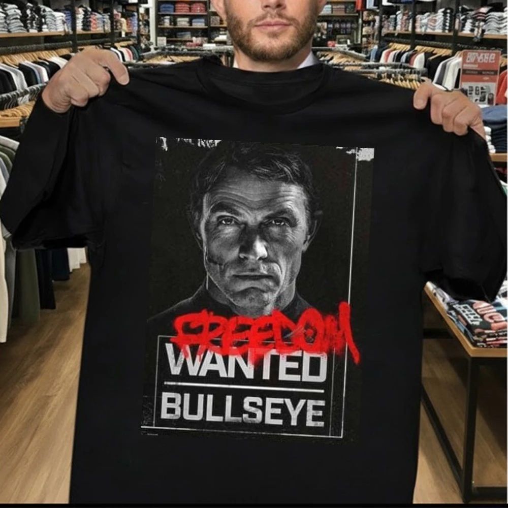 Wilson Bethel As Benjamin Poindexter AKA Bullseye WANTED Poster For Daredevil Born Again Season 2 Shirt