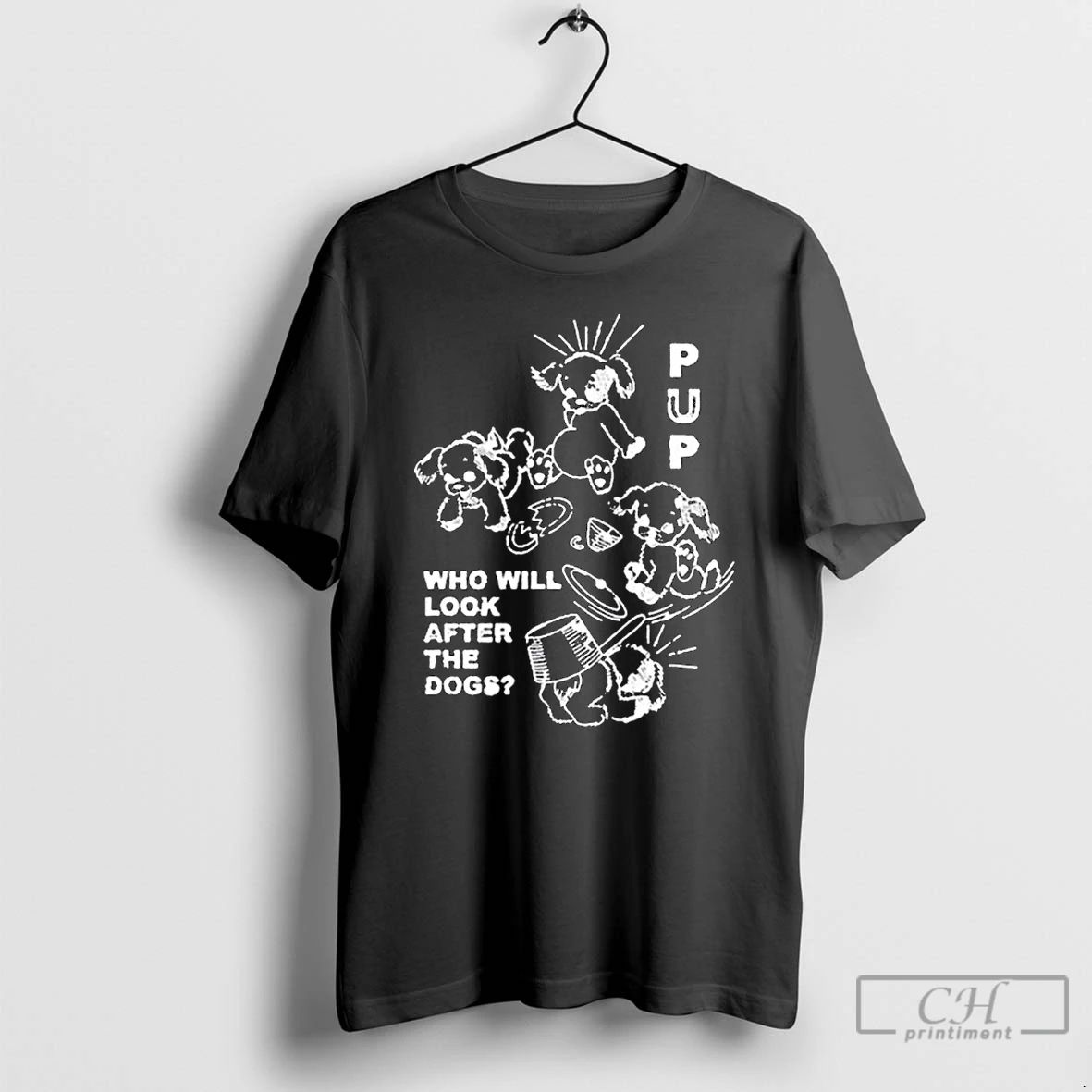 Classic Pup Band Furbaby Frolic Long Sleve T Shirts