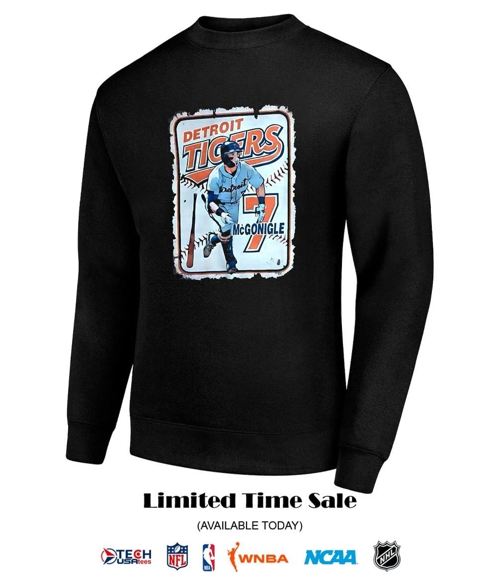 Detroit Tigers #7 Kevin McGonigle vintage shirt