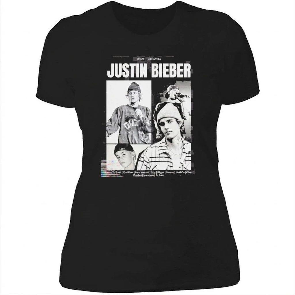 Justin Bieber Greatest Hits Collage Shirt