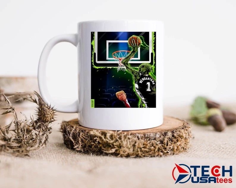Victor Wembanyama Alien Dunk President Trump Finals 2026 shirt