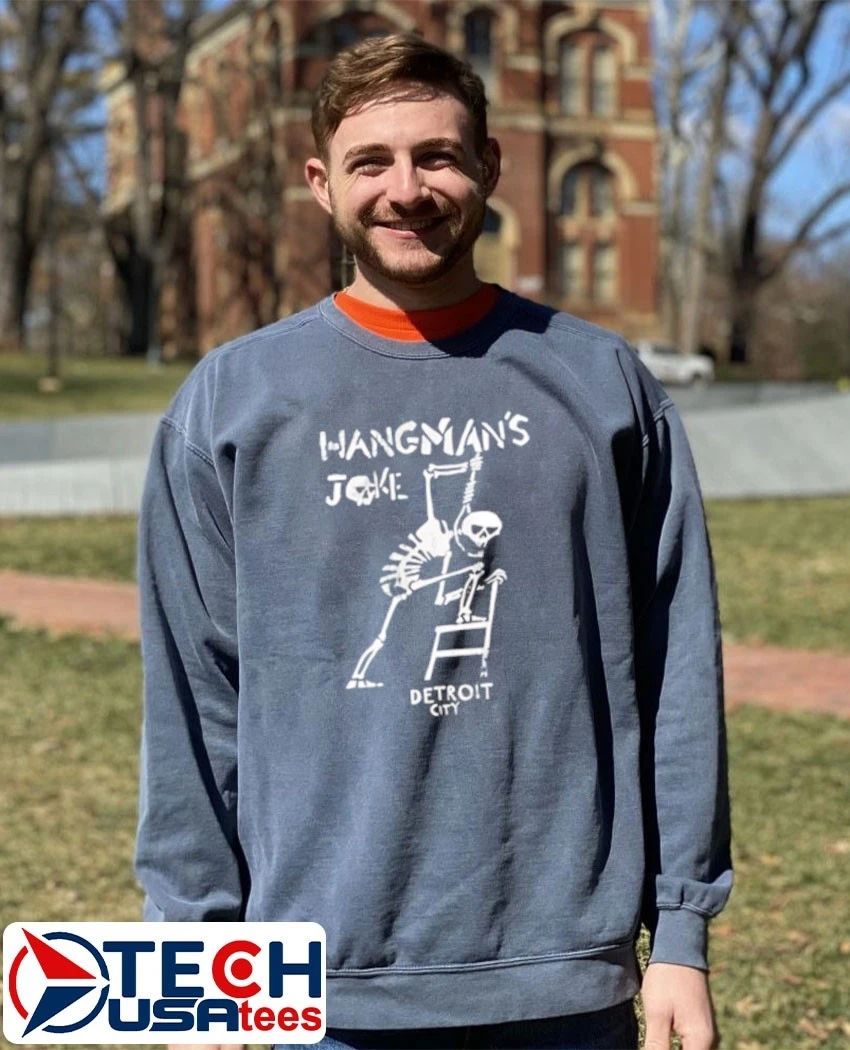Hangman’s Joke Detroit City skeleton shirt