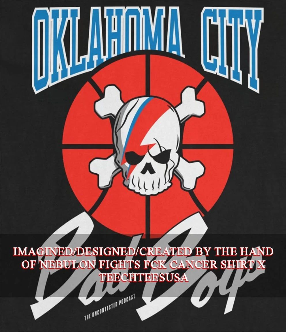 Okalahoma City Thunder Bad Boys skull shirt
