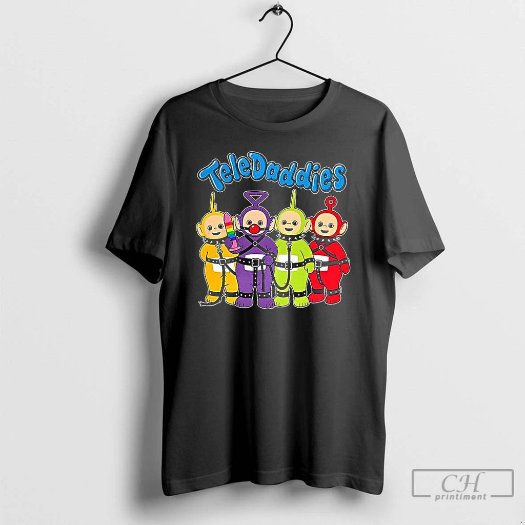 Classic Teledaddies Teletubbies Parody Satirical T Shirts