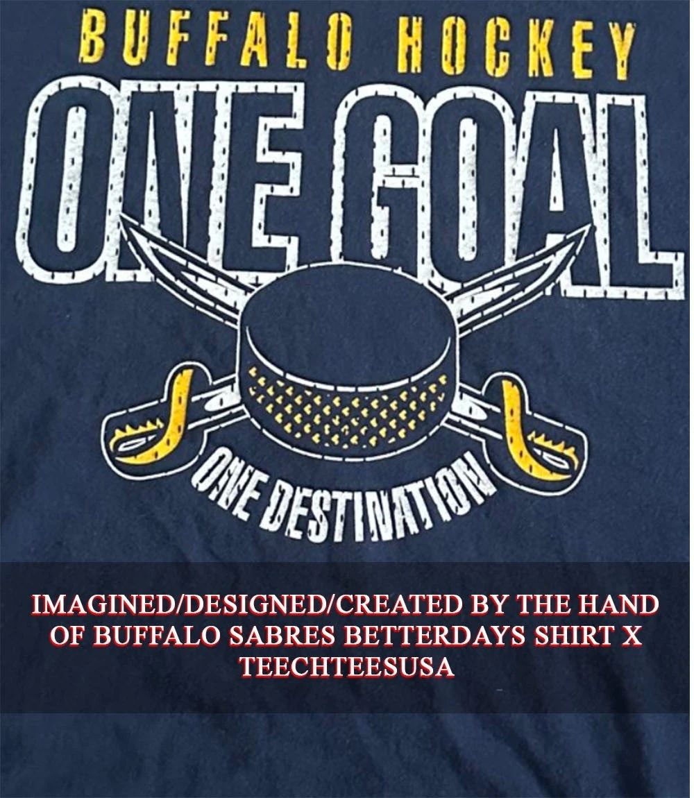 Buffalo Sabres Hockey one goal one destination shirt