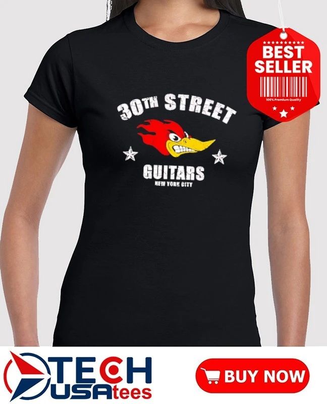 30th Street Guitars New York City logo shirt