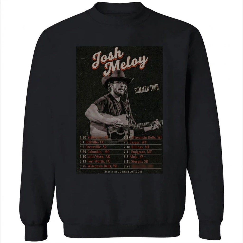 Josh Meloy Music Summer Tour 2026 Poster Shirt