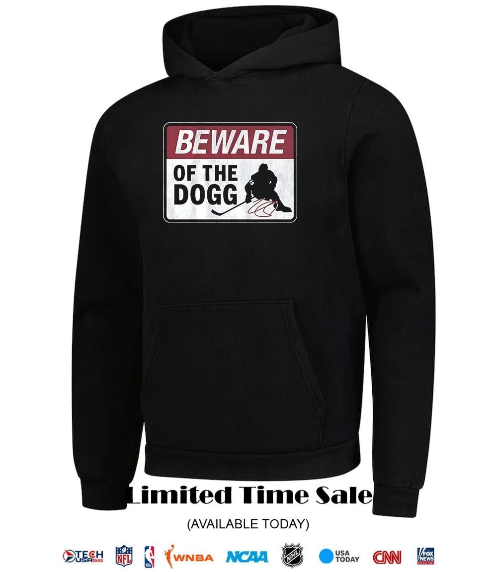 Nathan MacKinnon Colorado Avalanche Beware of The Dogg signature shirt