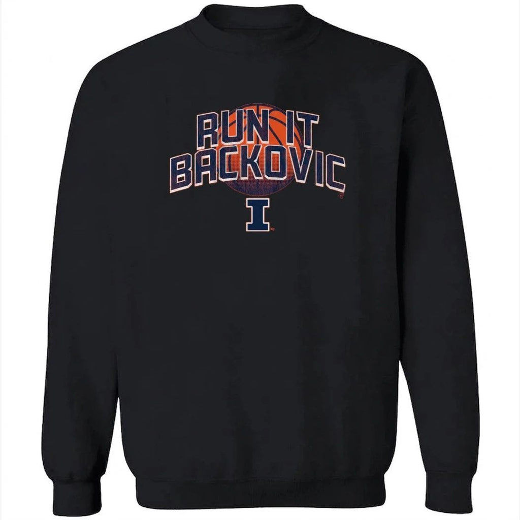 Illinois Basketball Run It Backovic Shirt