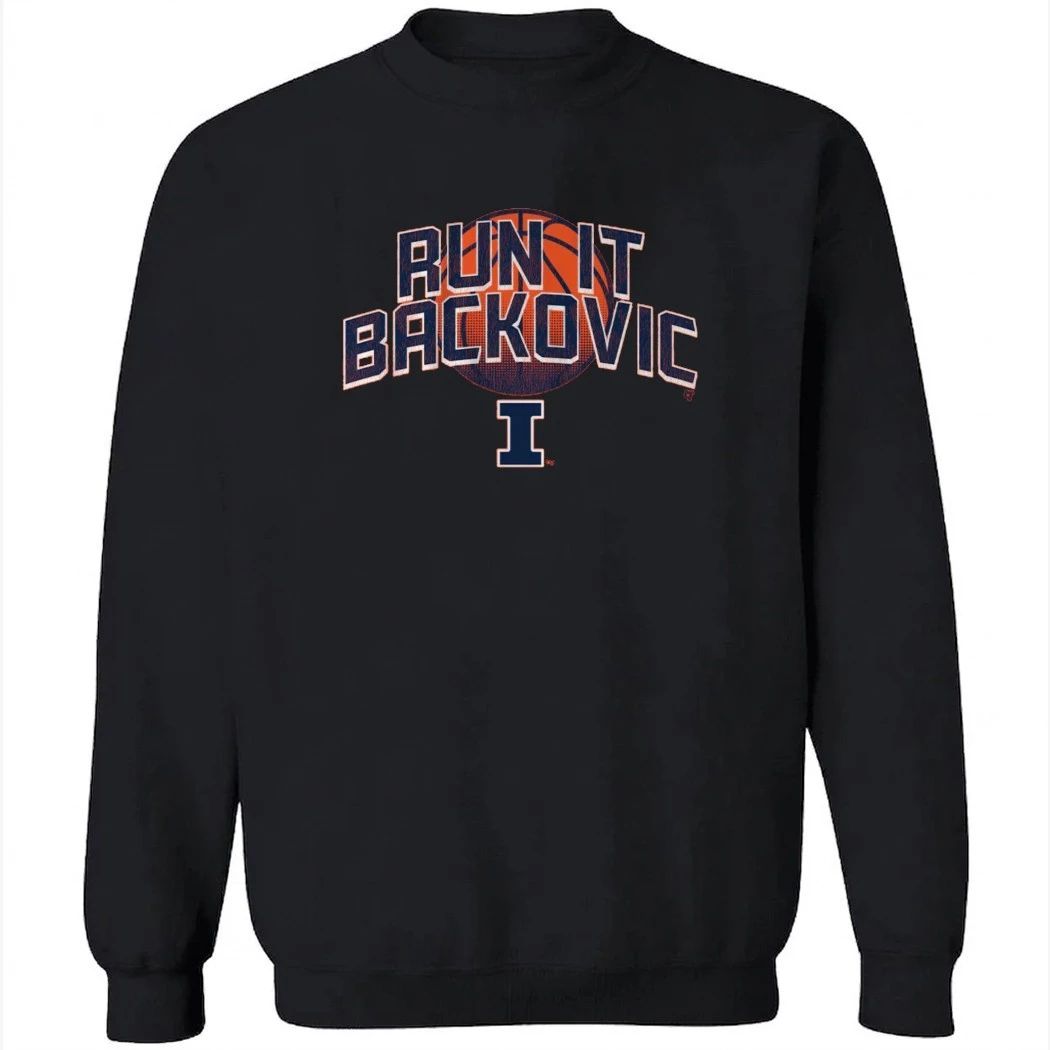 Illinois Basketball Run It Backovic Shirt