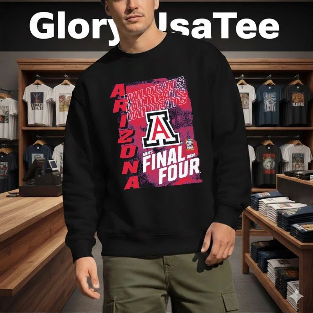 Arizona Wildcats Outerstuff Youth 2026 NCAA Men’s Basketball Tournament March Madness Final Four T-Shirt