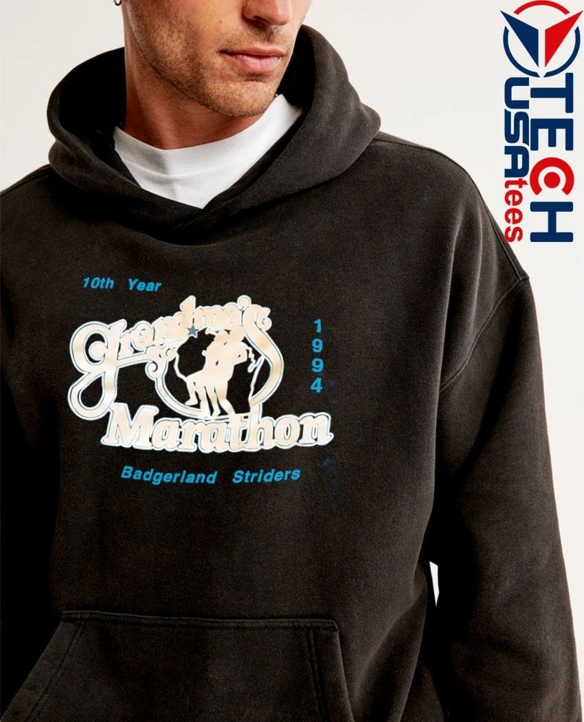 10th Year 1994 Grandma’s Marathon Badgerland Striders shirt