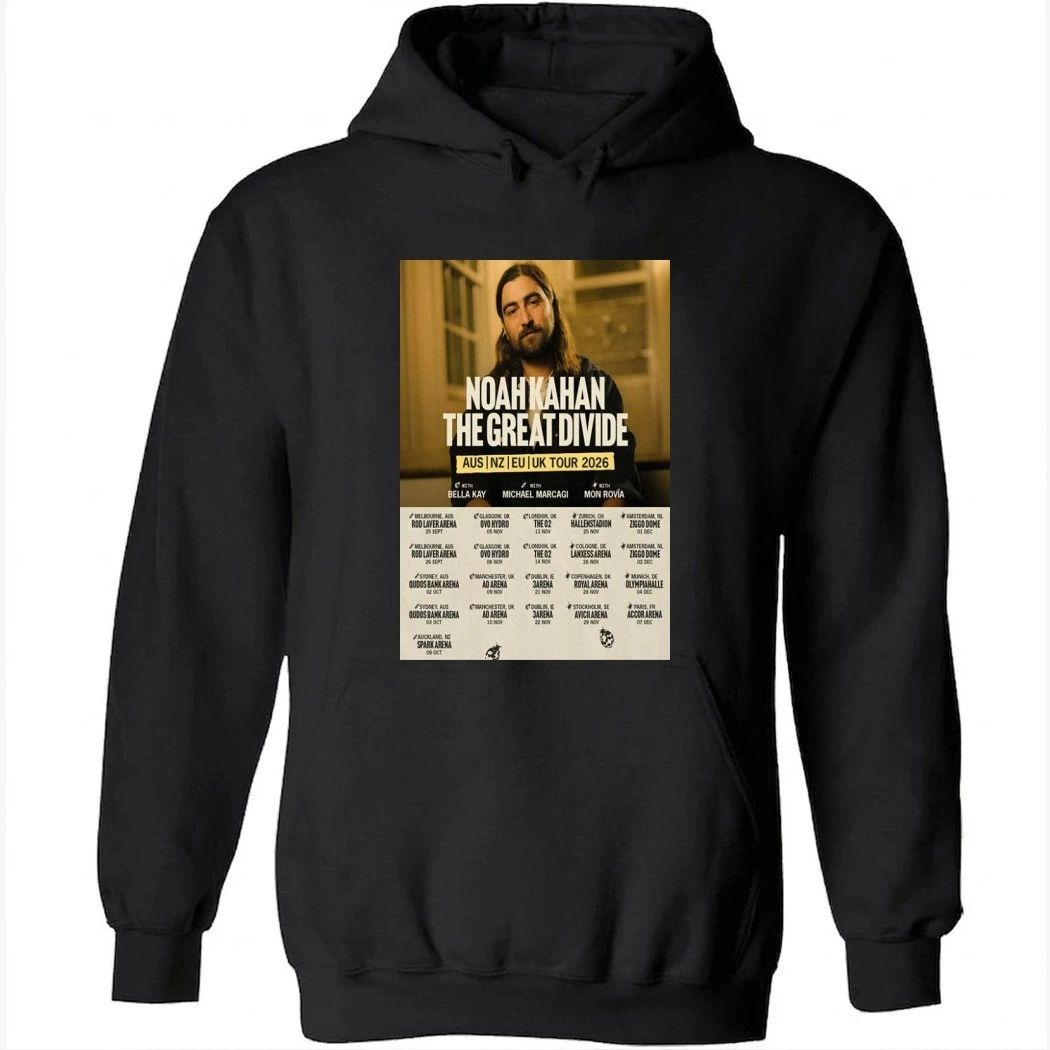 Noah Kahan The Great Divide AUS NZ UK Tour 2026 Shirt