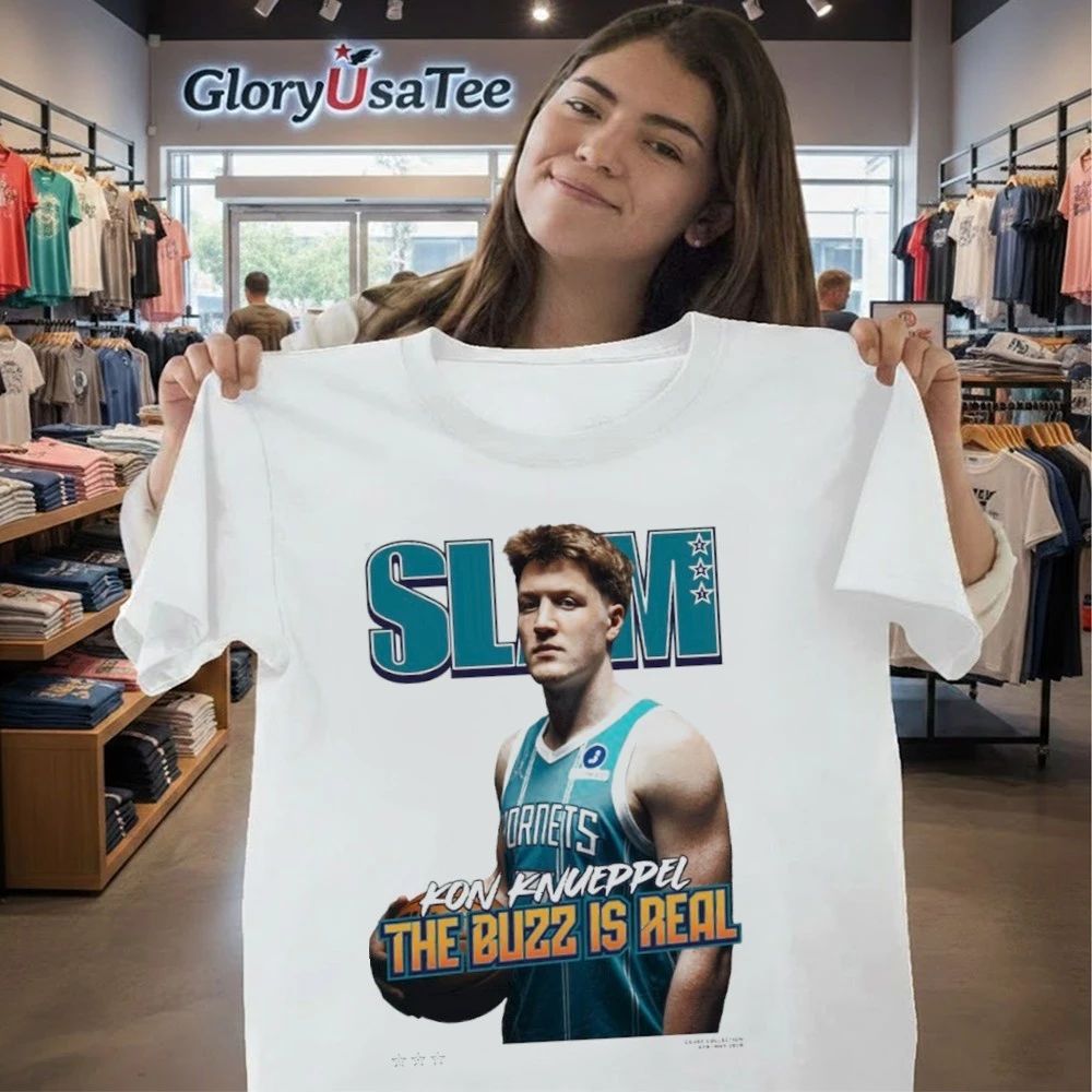 Charlotte Hornets Kon Knueppel SLAM Shirt