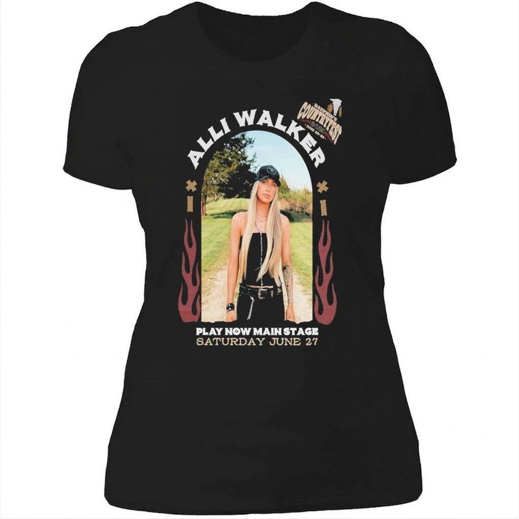 Alli Walker June 06 2026 Wrangler Remix Stage Nashville TN Tour Poster Shirt