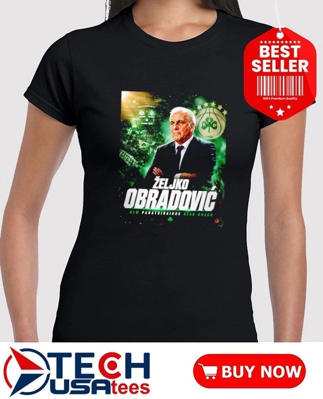 Zeljko Obradovic New Panathinaikos Head Coach shirt