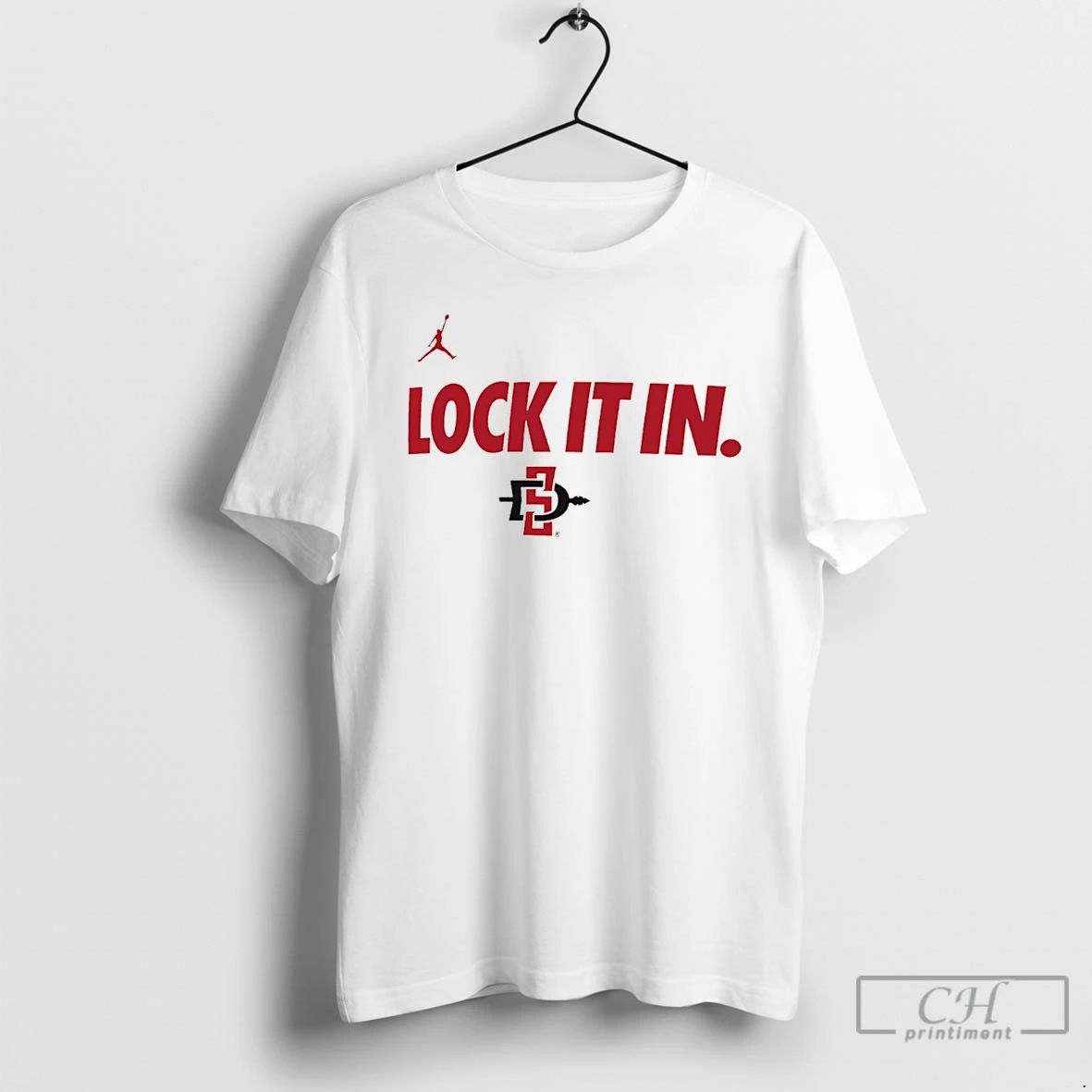 Classic San Diego State Aztecs Lock It In Logo