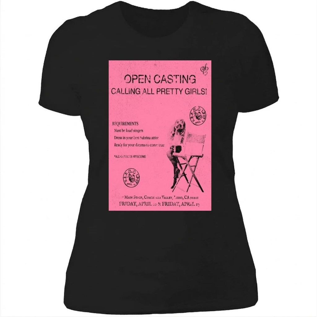 Team Sabrina Calling All Pretty Girls Tour 2026 Poster Shirt