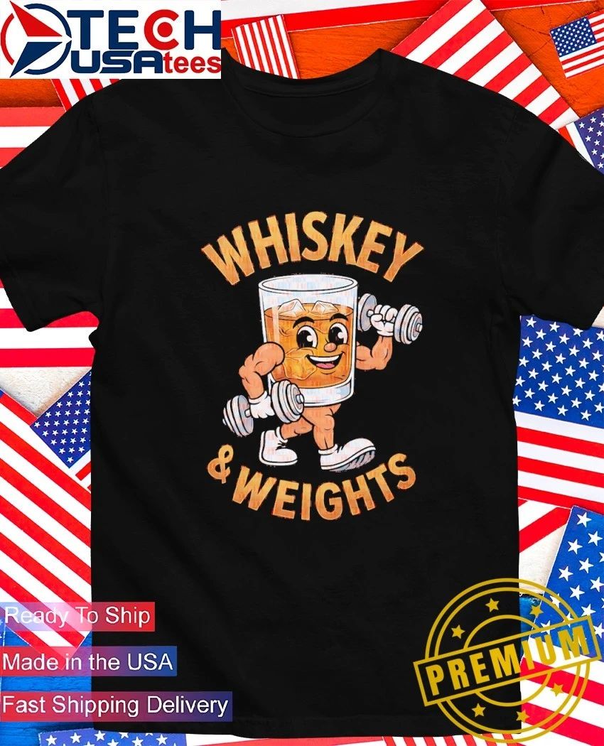 Whiskey and Weights Beer Gym shirt