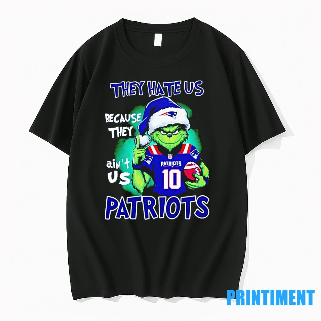 Grinch They Hate Us Because They Aint Us England Patriots Tshirts Sweater