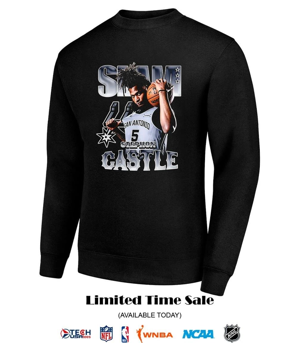 SLAM Stephon Castle San Antonio Spurs shirt