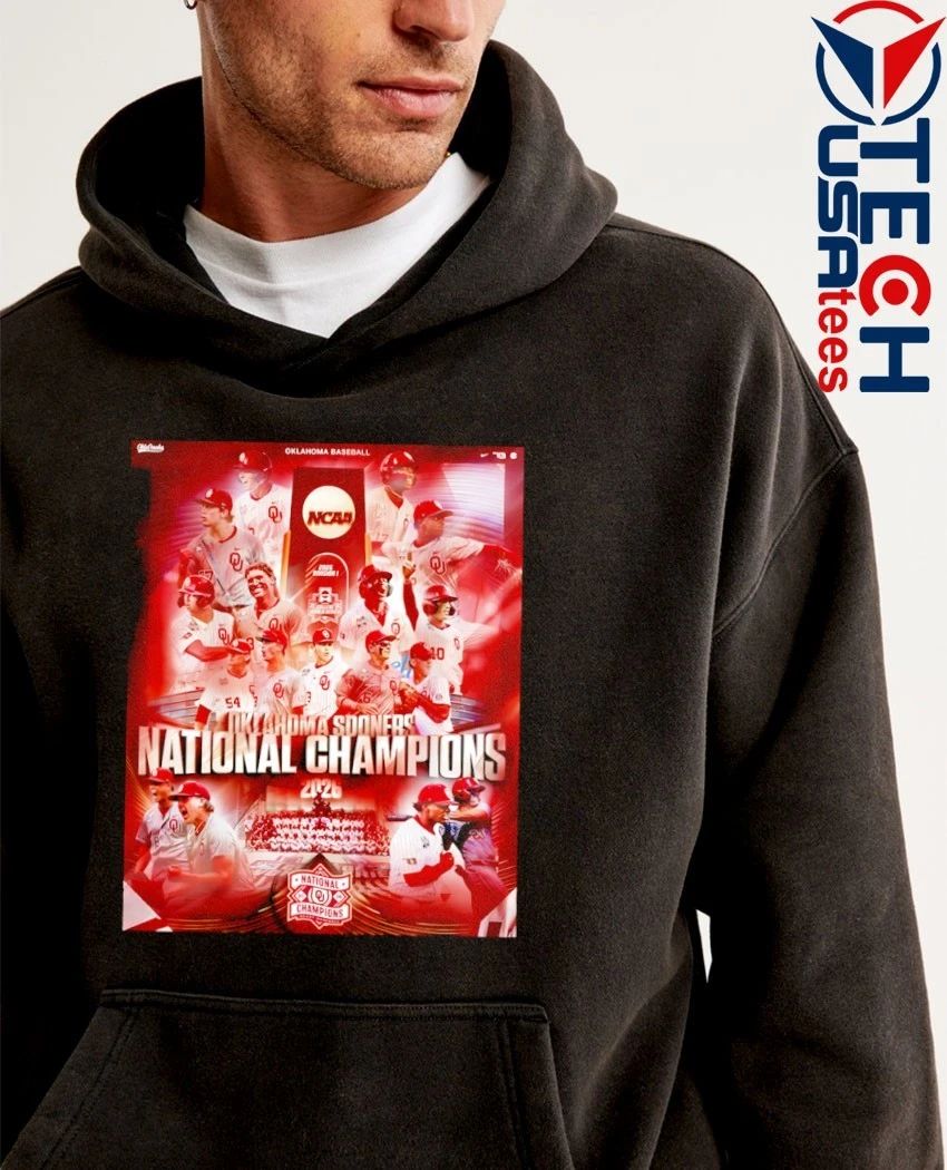 The Oklahoma Sooners 2026 Men’s National Champions graphic shirt
