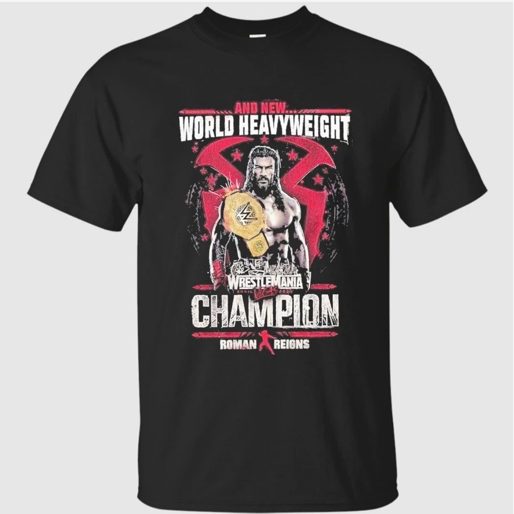 Roman Reigns WrestleMania Las Vegas World Heavyweight Champion Shirt