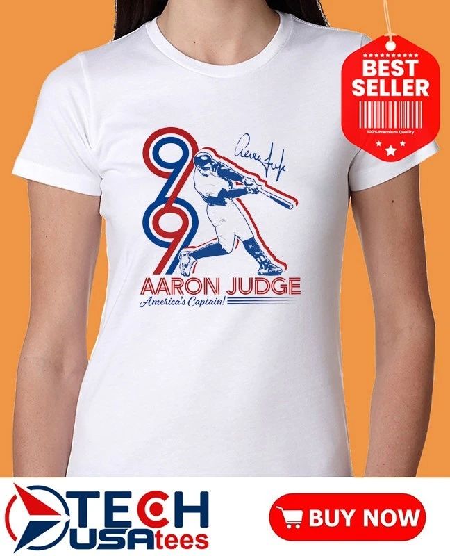 Aaron Judge 99 America’s Captain New York Yankees signature shirt