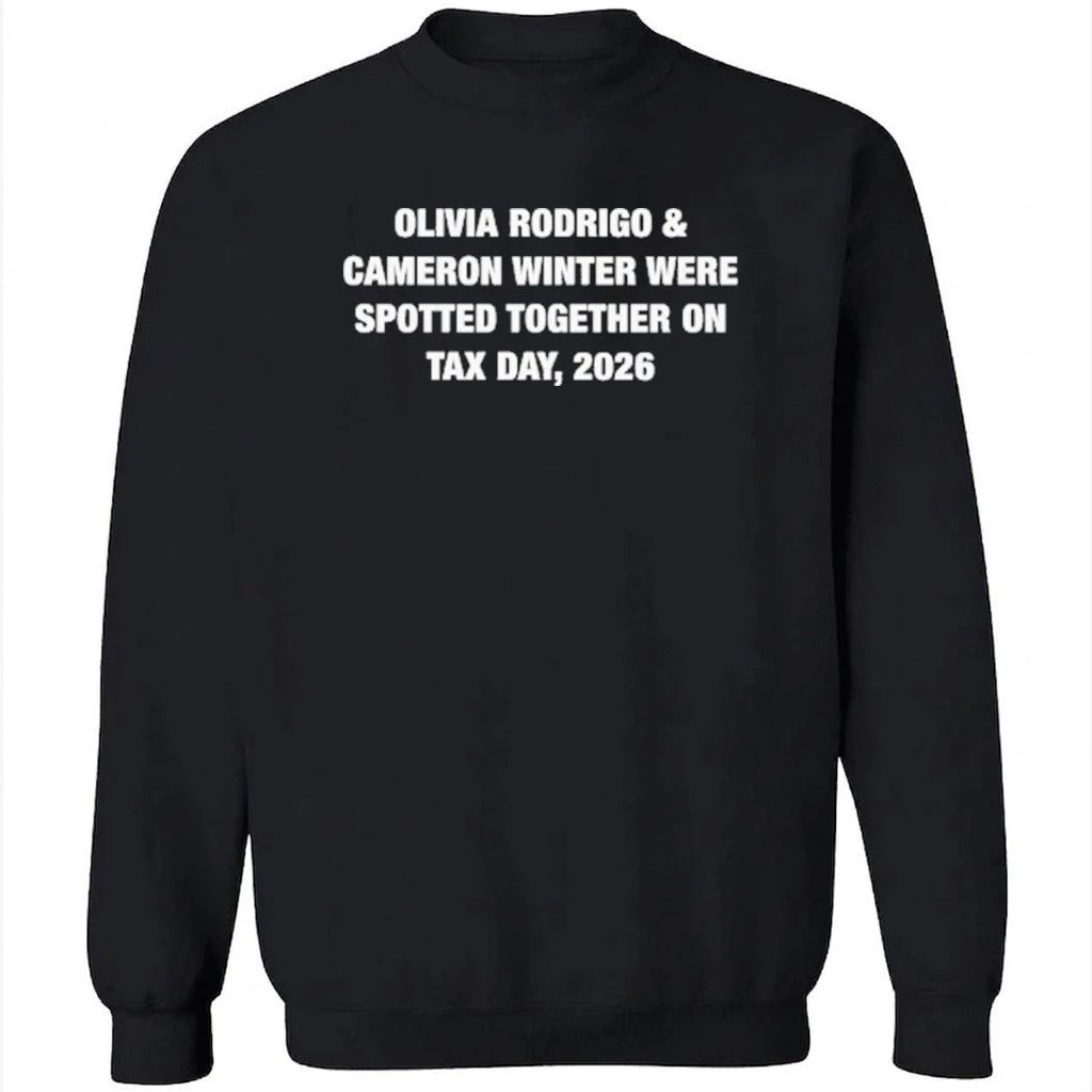 Singers Were Spotted Together on Tax Day, 2026 Shirt