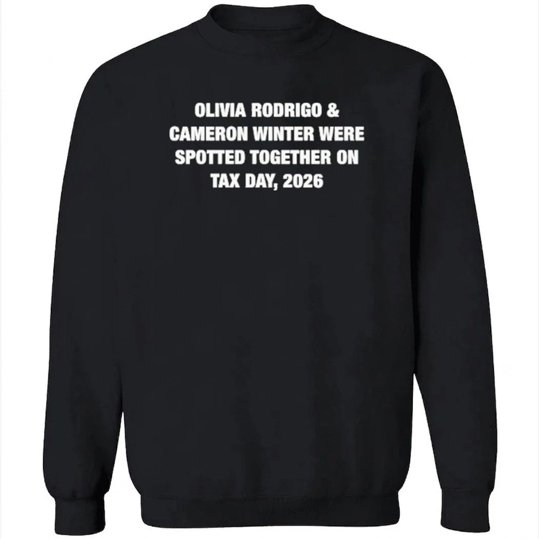 Singers Were Spotted Together on Tax Day, 2026 Shirt