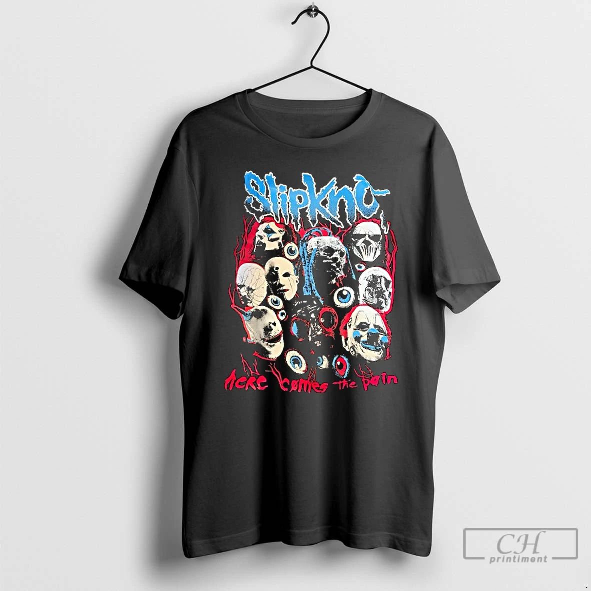 Classic Slipknot Here Comes The Pain T Shirts