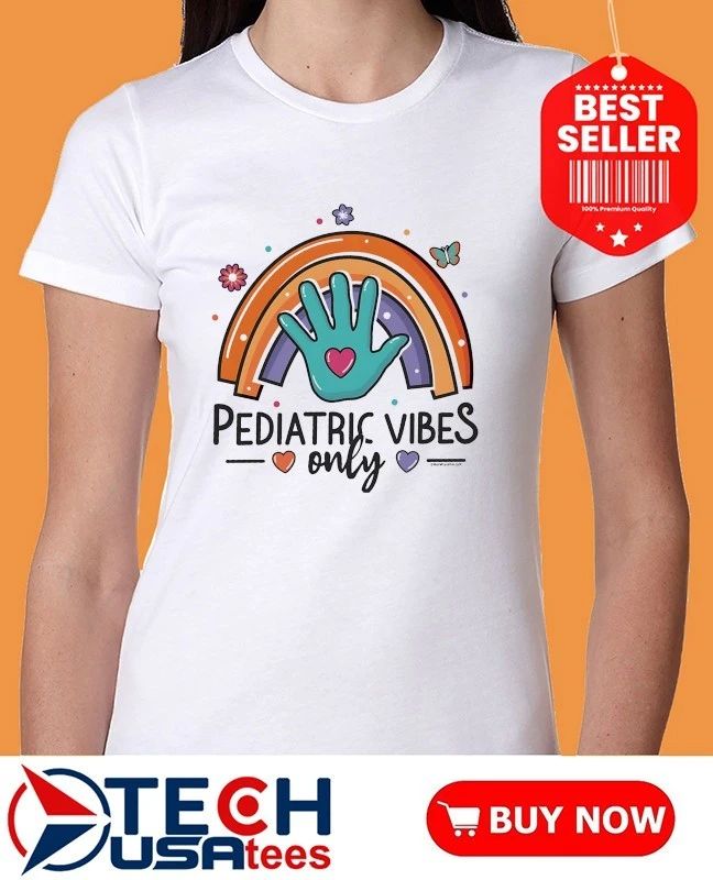 Pediatric Vibes only Cancer Awareness Month shirt
