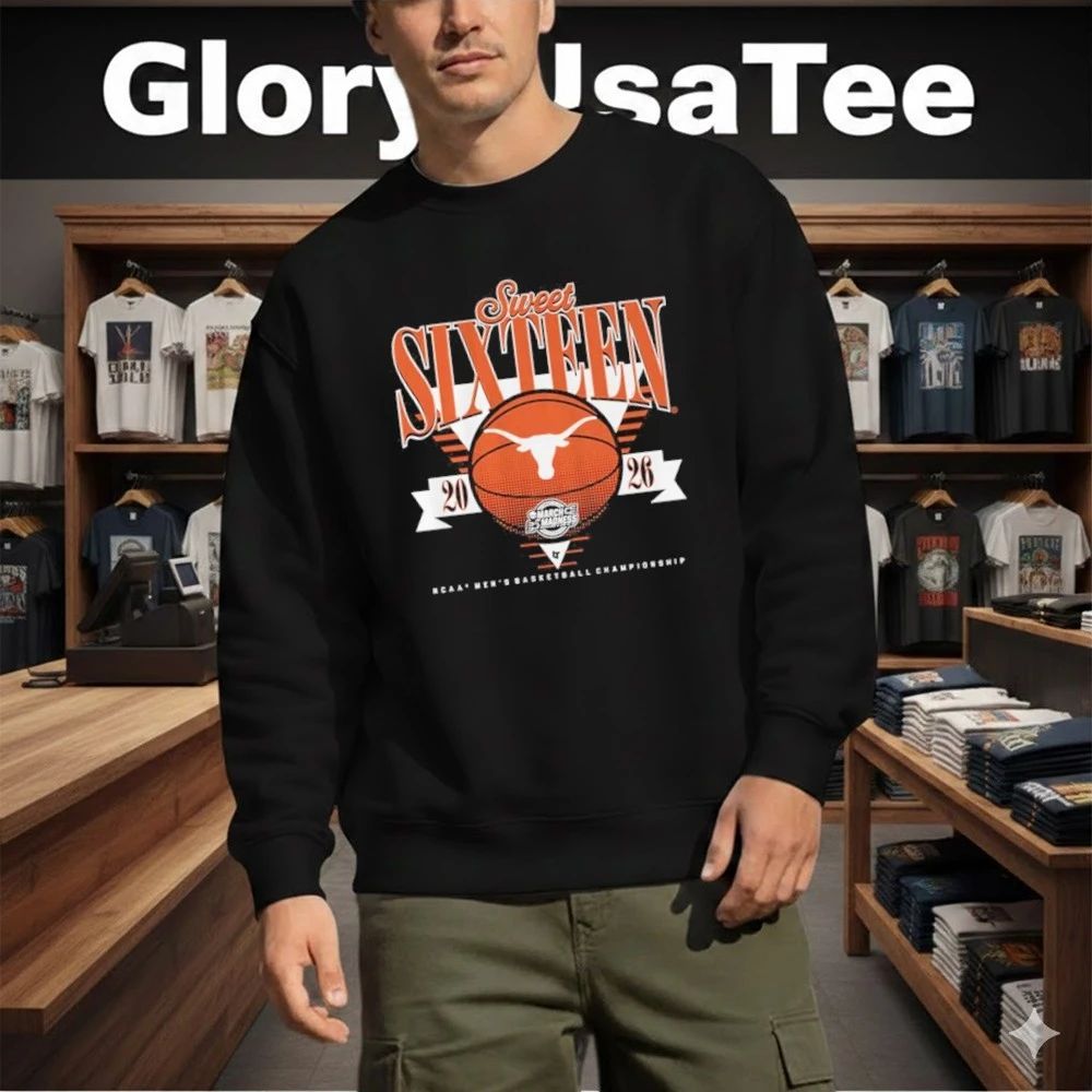 Texas Longhorns MBB 2026 Sweet Sixteen Men’s Basketball Championship Shirt