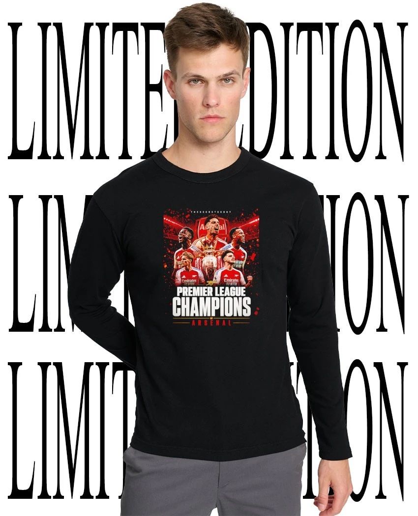 Premier League Champions Arsenal 2025-2026 poster shirt