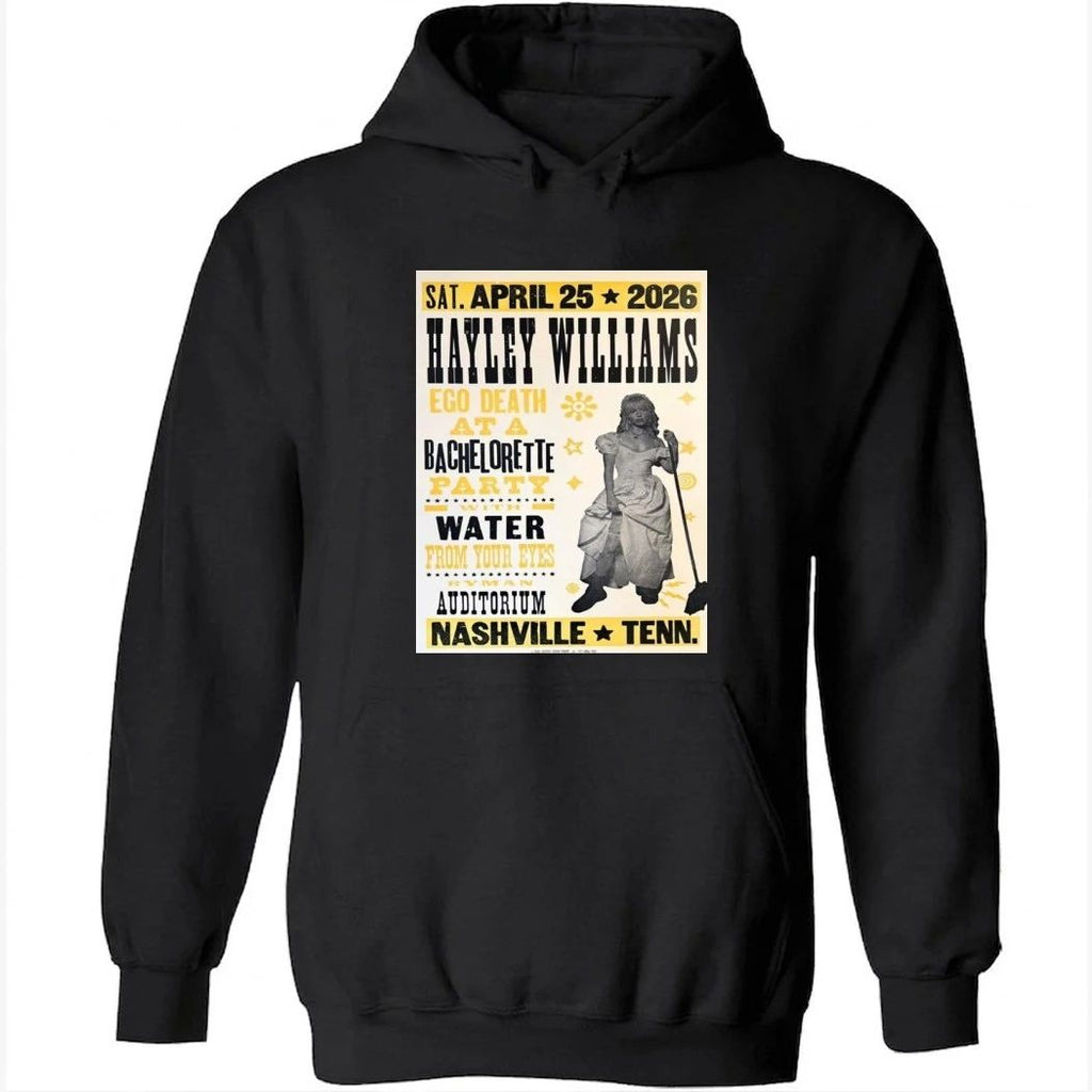 Halley Williams Nashville Tennessee 2026 Night 1 Venue Poster At Ryman Auditorium On April 25 2026 Good Dye Young Tour Poster Shirt
